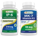 IP-6 510 mg & Vitamin K2 (MK7) terbaik dengan D3