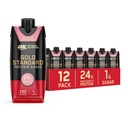 Optimum Nutrition Gold Standard Protein Shake, 24g Protein, Ready to Drink, Strawberry, 11 Fl Oz, 12 Count (Pack of 1) (Packing May Vary)
