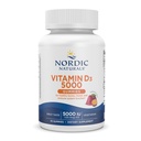 Nordic Vitamin D3 5000 Gummies, Passion Fruit - 30 Gummies - Dukung untuk Healthy Bones, Mood, & Imune System - Vegetarian - Non-GMO - 30 Hamba