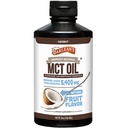 Suplemen MCT Oil Barlean, Coconut Flavored for Keto Coffee, Emulsified Cream Liquid Syrup dengan 5,400mg Plant-Based MCT 's untuk Mendukung Energi, Fokus dan Wellness, 16 oz