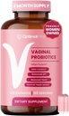 Optimal Prime Vaginal Progories for Women with Precies, Cranberry Extract, and Lacvoillus Probiotic Blend, Support Healthy Vaginal Flora, Odor Control, pH Balance, 2 Month Suply, 120 Capsules