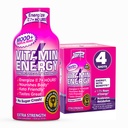 Vitamin Energy Mood + Extra Energy Shot Tropical Berry 4 Pack, 260mg Natural Caffeine, B-Vitamin, Rhodiola, Chamomile, Mood & Energy Duck, Zero Sugar, Gluten- Free, Vegan, 1.93 fl oz