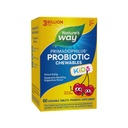 Nature 's Way Primadophilus Probiotic Chewables for Kids, Supports Healthy Digetical Flora *, for Kids Ages 2 +, 3 Million CFU, 60 Cherry Flavared Chewables (Packaging May Wary)