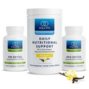 Equilife Dr. Cabral Detox, Program 7 Hari dengan Tanaman Protein, Vitamin, Amino Acids, & Mineral untuk mendukung keseimbangan tubuh penuh, Meal Pengganti Popper, Vegan, Gluten Free, Vanilla, 14 hamba