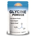 Glycine Powder (2 pon) - Promotes Reverful Sleep, Muscle Energy and Strength, Memory and Cognition Dupport (Resleable Bag)