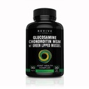 Glucosamin Chondroitin MSM dengan Selandia Baru Green- Lipped Mussel 124; Dukung Gabungan Fleksibilitas, Connective Teless, Kartilage Kesehatan