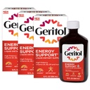 Geritol Liquid Vitamin dan Iron Suplemen, Dukungan Energi, Berisi Potensi Tinggi B-Vitamin dan Besi, Pleasant Tasting, Mudah untuk Swallow, Tidak Manisticial Sweeteners, Non-GMO, 12 Oz, 3 Pack