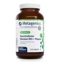 Metagenik SpectraZyme Betaine HCI + Pepsin - Support Health & Aids in Ditraffic * - with Betaine HCI & Pepsin - Proteolytic Digetical Enzyme * - Non-GMO - 135 Servings - 270 Tablet