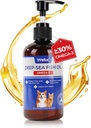 Wellix Omega 3 Fish Oil for Dogs, Better Than Salmon Oil for Dogs, Dog Fish Oil Suplement, Pet Skin and Coat Suplement, Promotes Heart, Gabungan & Immune Health, EPA & DHA