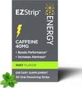 Suplemen Energi - Mint Flavor, 30 Count - Melanggar dengan 40mg Caffeine untuk Membantu Energize Hari Anda dan Performance Boost - dibuat di Amerika Serikat, Gula dan Gluten- Bebas