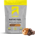 Ascent Casein Protein Powder - 25g Mivault Casein Powder with Zero Artificial Flavors & Sweeteners, Gluten Free, No Added Sugar, 4.9g BCAA, 2.2g Leucine - Chocolate Peanut Butter, 2 Pounds