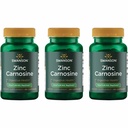 Swanson Zinc Carnosine (PepZin GI) - Suplemen Natural Promoting Gastric Health & Digetical Support - Dupports Microbial Balance in The Stomach - (60 Capsules) (3 Pack)