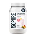 Isopure Clear Whey Isolate Protein Powder, Laktosa Free, Gluten Free, Alamic Flavored, Tropical Punch, 20g Protein Per Serving, 1.9 Lbs, 36 Servings (Packaging May Wary)