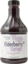 Elderberry Queen Organic Elderberry Syrup 30 Fl Oz - Imune Dukung Formula dengan Sambucus Black Elderberry & Aronia Berry - Pure Natural Sertifikasi Organ Syrup untuk Anak-anak dan Dewasa