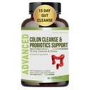15 Hari Gut Cleanse Detox untuk Perempuan & Pria - 15 Hari Clon Cilion Cleanse Advanse dengan Progitium dan Psyllium Husk untuk Bantuan Sembelit, Kesehatan Digetical, Colon Cleanser & Gut Health.60 Caps.