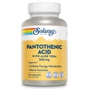 Pantothenic Acid 500mg - Vitamin B 5 untuk Coenzim - Produksi dan energi Metabolisme, Rambut, Kulit, dan Nails Dukungan - Vegan, Lab Diverifikasi, Jaminan 60- Hari - 100 Hamba, 100 VexCaps