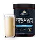 Kubah Nuklir Kuno, Cage Free, Powder Protein Bone Broth, 20g Protein, Collagen Peptides Hydrolyzed, Keto & Paleo Friendly, Supports Joint, Gut Health, Vanilla 20
