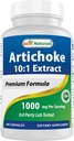 Best Nacerals Artichoke Extract 1000 mg Per Serman- 3rd Party Lab Test - 180 Capsules