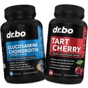 Glucosamin Chondroitin MSM Turmeric & Tat Cherry - Joint Health Supplement Bone & Joints, Purge Uric Acid Cleanse Flush Antioksidant Pills - Joint Duck & Tart Cherry Extract Capsules