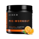 Kaged Original Pra Workout Powder 124; Orange Crush 124; Pre-Workout dengan Cretine, Beta Alanine, L-Citrulline, BCAAs 124; 274 mg Organic Caffeine 124; Pra Suplemen untuk Pria & Perempuan 124; 20