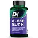 Sleep Burn Night Time Fat Burner, Night Shred Fat Burner and Natural Sleep Support for Men and Women, Metabolism Booster with Vitamin B6, L- Theanine Melonalin Astragallus Ceylon Cinbarn 60ct