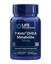 Ekstensi Hidup 7- Keto DHEA Metabolit - Crank Up Your Fat-Burning Furnace - Non-GMO - Gluten- Free - 100 Mg - 60 Vegetarian Capsules