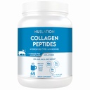 Grass- Fed Collagen Peptides Protein Powder 1LB, 45 Pelayan. Tipe 1 & 3 Hydrolyzed Bovine Collagen untuk perempuan & laki-laki. 10g Collagen Powder & 9g Protein Per Serving untuk Kulit, Rambut, Dukungan Nail