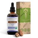 Rahasia Suku Liar Yam Alcohol- Free USDA Organik Tincture (Glycerite) bertanggung jawab farmed Wild Yam (Dioscorea Villosa) Root Kering (4 Fl Oz) Hormone Support Suplemen