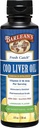 Barlean 's Cod Liver Oil Suplemen, Omega 3 Fish Oil dengan 900mg EPA dan DHA Plus Vitamin D, Suplemen untuk Gabungan, Otak, dan Dukungan Jantung, Leonade Flavor, 8 oz