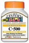 Abad ke-21 C 500 Mg dengan Rose Hips Tablet, 110 Cacah (Paket 2)