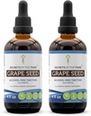 Rahasia dari Tribe Grape Tincture Alcohol-Free Liquid Extract, Grape (Vitis Vinifera) Benih Kering (2x4 FL OZ)