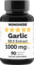MontaHERB Bawang putih Ekstrak 1000 mg - 90 Vegetarian Capsules