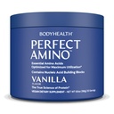 BodyHealth PerfectAmino Powder - BCAA dan bubuk EAA untuk Pre dan Post Workout - Amino Acid Energy Minuman untuk Pria dan Wanita untuk Mendukung Lean Muscle dan Pemulihan - Vanilla - 30 Servis
