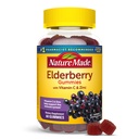 Nature Made Elderberry dengan Vitamin C dan Zinc, Dietary Suplemen untuk Dukungan Imune, 60 Elderberry Gummies, 30 Hari Supply