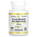California Gold Nutrition French Maritim Pine Bark Extract, Oligopin, 100 mg, 60 Vevgie Capsules