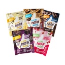 FlavCity All in One Protein Shake Powder Packet - On the Go Meal Alternative + 25g Protein & 10g Collagen, Made with Organic Reishi Mushroom & Cordyceps - No Added Sugars, Variety 10 Pack