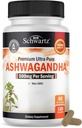 BioSchwartz Ashwagandha Suplemen - Ekstra Kekuatan Ashwagandha Capsules 500mg Per Serving - Gluten Free, Non-GMO, dibuat di Amerika Serikat dengan Globi Sourdered Ingreations, 60 Servings (120 Count)