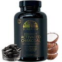 Schizandu mengaktifkan Coconut Charcoal Capsules- Support Kesehatan - Vegan, Organik, Non-GMO, No Addonves - X- Large Bottle 210 Count
