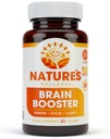 Natures Wellness Brain Booster 124; Natural Cognitive Enhancer untuk Increased Focus, Memory and Mental Clarity 124; Nootropics Brain Supplemen 124; DMAE, Rhodiola Rocea Extract, Bacopa Monnieri, Ginkgo Biloba