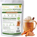 MariGold Grass- Feed Collagen Peptides Powder Pumpy Spice 1LB - 100% Murni, Tipe I & III Bovine Hydrolyzed Collagen, Non- GMO, Hormone Free, Soy Free, Gluten, Dairy Free, Keto- Friendly