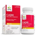 Suplemen Dukungan Energi Sel - Suplemen KoQ10 BioAktif - Suplemen Tenaga Ubiquinol Ubiquinol Bantuan Kesehatan & Otak - 60 Softgels