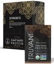 Truvani Vegan Protein Powder 124; Chocolate 124; 20g Organic Plant berbasis Protein 124; Paket Perjalanan Serving Tunggal 124; 10 Servings = 124; Keto 124; Gluten & Dairy Free 124; Low Carb 124;