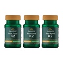 Swanson Maksimal Kekuatan Vitamin K2 (Menaquinone -7) -Vitamin Suplemen Pendukung Kardiovaskular dan Hells Bone - Dibuat dari Jepang Natto untuk Bantuan Regulate Calcium (30 Softgeels, 200mcg Masing-masing) (3 Paket)
