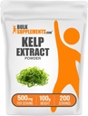 BulkSuplements.com Kelp Extract Powder - Kelp Suplement, Brown Seaweed Extract, Seaweed Powder - Gluten Free, 500mg per Serving, 100g (3.5 oz) (Paket 1)