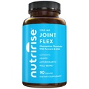 Nutririse Glucosamin Chondroitin Quercetin & MSM dengan Curmeric Curcumin Triple Strake Suppport for Women & Men with Boswellia & Bromelain, Gluten Free, Non GMO, 90 Count