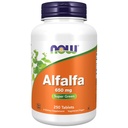 Sekarang persediaan makanan, Alfalfa 650 mg sumber Vitamin K, makanan super hijau, 250 tablet