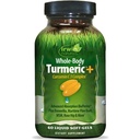 Irwin Whole-Body Turmeric + - 60 Liquid Softgels - Kompleks BioPerine Enhanced Absorpsi - 30 Total Hamba