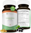 Foundation Formula 14; Tick Immune Suppplement A124; dengan Jepang Knotweed Root, Claw Cat, Milk Thistle 124; Resveratrol Supplemen Non-GMO, All- Natural & Vegetarian, 270 Capsules