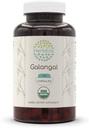 HerbEra Galangal 120 Capsules, 500 mg, USDA Organik Galangal (Alpinia Galangal) Root kering (120 Capsules)