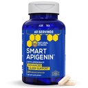 NUTURAL STAKKS Apigenin Supplement for Sleep - 50mg Apigenin & 600mg Lemon Balm - Melonasin Free Sleep Aid - dengan Passion Flower Extract for Stress Support * - 120 Lemon Balsules